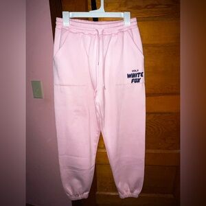 WHITE FOX pink sweat pants